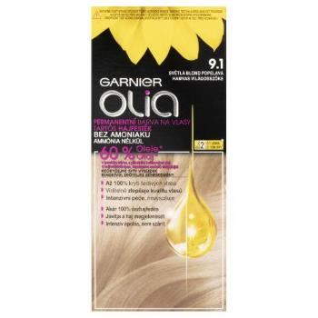 Garnier Olia 50 g farba do włosów dla kobiet 9,1 Ashy Light Blonde
