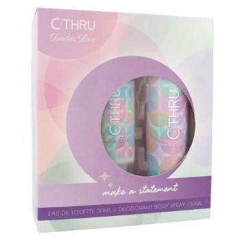 C-THRU Tender Love zestaw Edt 30 ml + Deodorant 150 ml dla kobiet Uszkodzone pudełko