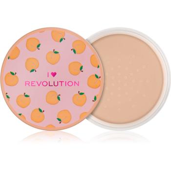 I Heart Revolution Baking Powder transparentny puder odcień Peach 22 g