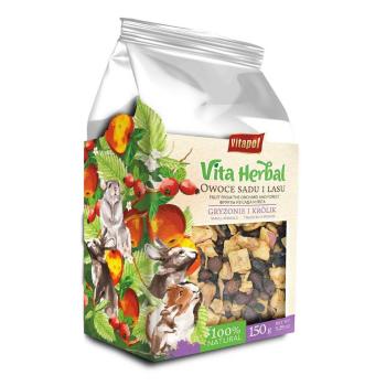 VITAPOL Vita Herbal mieszanka uzupełniająca dla gryzoni i królika Owoce z sadu i lasu 150 g