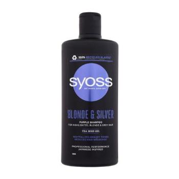 Syoss Blonde & Silver Purple Shampoo 440 ml szampon do włosów dla kobiet