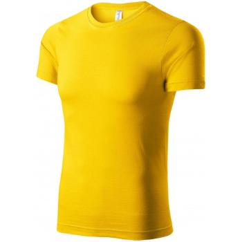 T-shirt o wyższej gramaturze, żółty, S