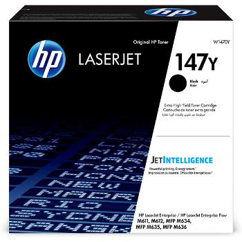 HP originální toner W1470Y, black, HP 147Y, HP