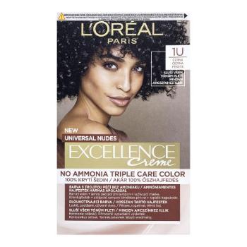 L'Oréal Paris Excellence Creme Triple Protection No Ammonia 48 ml farba do włosów dla kobiet 1U Black