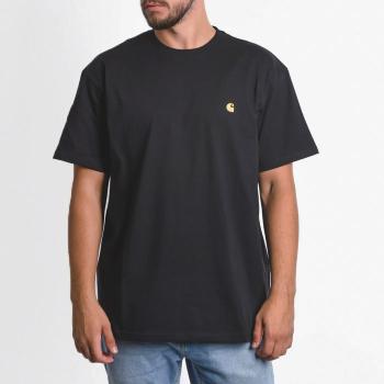 Koszulka męska Carhartt WIP Chase T-Shirt I026391 BLACK/GOLD