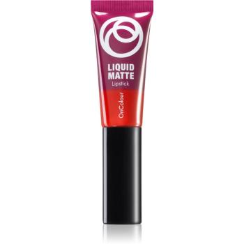 Oriflame OnColour szminka w płynie z matowym finiszem odcień Fiery Red 8 ml