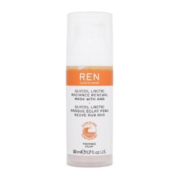 REN Clean Skincare Radiance Glycolic Lactic Radiance Renewal Mask With AHA 50 ml maseczka do twarzy dla kobiet