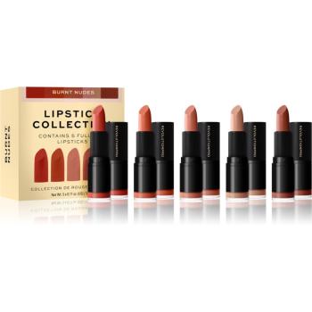 Revolution PRO Lipstick Collection aksamitna szminka zestaw upominkowy odcień Burnt Nudes 5x3,2 g