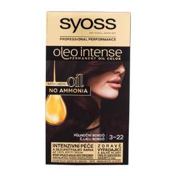 Syoss Oleo Intense Permanent Oil Color 50 ml farba do włosów dla kobiet 3-22 Midnight Bordeaux
