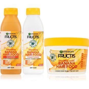 Garnier Fructis Banana Hair Food zestaw (do włosów normalnych i suchych)