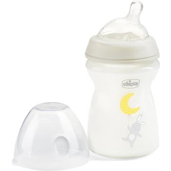 Chicco Natural Feeling Glass Neutral II butelka dla noworodka i niemowlęcia 0m+ 250 ml