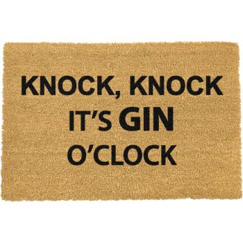 Wycieraczka Artsy Doormats Gin O'Clock, 40x60 cm