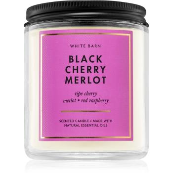 Bath & Body Works Black Cherry Merlot świeczka zapachowa 198 g