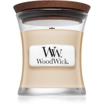 Woodwick Vanilla Bean świeczka zapachowa z drewnianym knotem 85 g