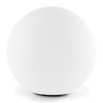 Lightcraft Shineball L, kula świetlna, lampa ogrodowa, 40 cm, kolor biały