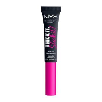 NYX Professional Makeup Thick It Stick It! 7 ml tusz do brwi dla kobiet 08 Black