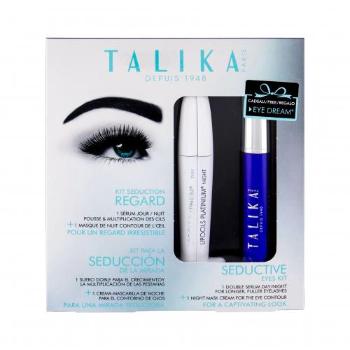 Talika Lipocils Platinium zestaw Serum do rzęs na dzień i na noc 17 ml + Maseczka na skórę wokół oczu Eye Dream 15 ml dla kobiet Bez pudełka