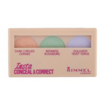 Rimmel London Insta Conceal & Contour 8,4 g paletka do konturowania dla kobiet 001