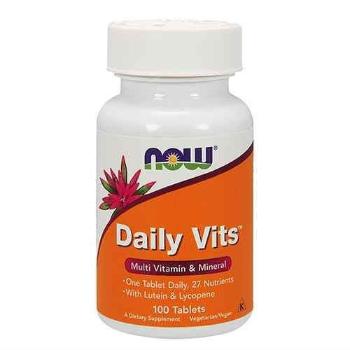 NOW Daily Vits - 100tabsWitaminy i minerały > Multiwitaminy - zestaw witamin i minerałów