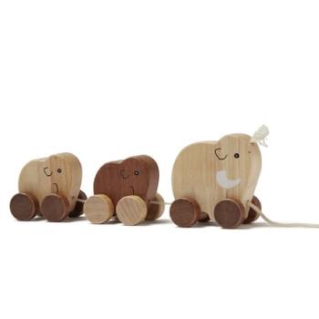 Kids Concept ® Zwierzęta do ciągnięcia - rodzina mamutów