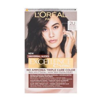 L'Oréal Paris Excellence Creme Triple Protection 48 ml farba do włosów dla kobiet Uszkodzone pudełko 2U Black-Brown