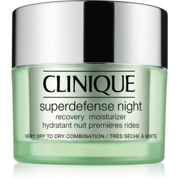 Clinique Superdefense™ Night Recovery Moisturizer nawilżający krem na noc przeciw pierwszym oznakom starzenia skóry 50 ml