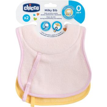 Chicco Bibs śliniak dla niemowląt 0m+ Girl 2 szt.