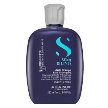 Alfaparf Milano Semi Di Lino Anti-Orange Low Shampoo szampon neutralizujący do brązowych odcieni 250 ml