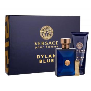 Versace Pour Homme Dylan Blue zestaw Edt 100 ml + Żel pod prysznic 100 ml + Spinka do banknotów dla mężczyzn