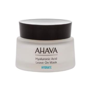 AHAVA Hyaluronic Acid Leave-On Mask 50 ml maseczka do twarzy dla kobiet Uszkodzone pudełko