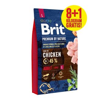 BRIT Premium By Nature Adult Large L 8 kg+1 kg GRATIS