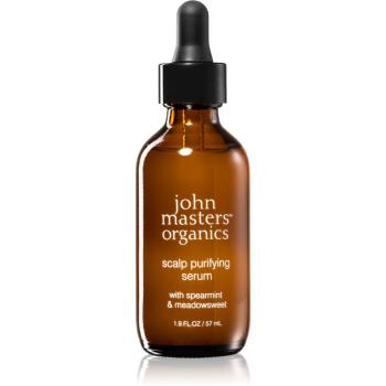 John Masters Organics Spearmint & Meadowsweet Scalp Purifying Serum serum do skóry głowy o działaniu odżywczym 57 ml