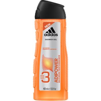 Adidas Adipower żel pod prysznic dla mężczyzn 3 w 1 400 ml