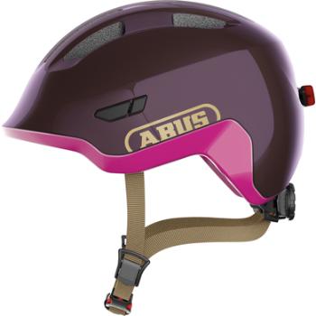 ABUS Kask rowerowy SMILE Y 3.0 ACE LED royal purple