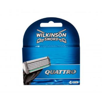 Wilkinson Sword Quattro 4 szt wkład do maszynki dla mężczyzn Uszkodzone pudełko
