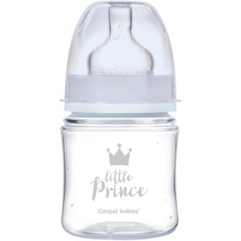 canpol babies Royal Baby butelka dla noworodka i niemowlęcia 0m+ Blue 120 ml