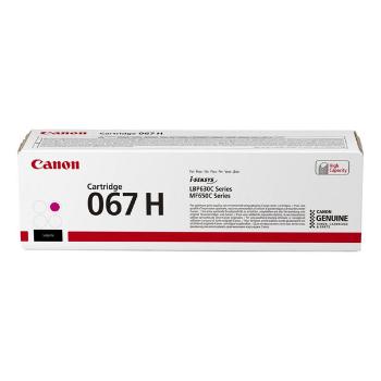 Canon originální toner 067 H M, magenta, 2350str., 5104C002, high capacity, Canon LBP631Cdw, LBP633Cdw, MF651Cw, MF655Cdw, MF657Cd