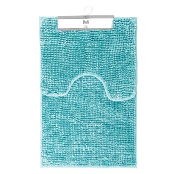 Zestaw 2 niebieskich dywaników łazienkowych AmeliaHome Bati