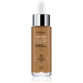 L’Oréal Paris True Match Nude Plumping Tinted Serum serum do ujednolicenia kolorytu skóry odcień 6-7 Tan 30 ml