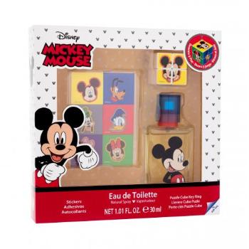 Disney Mickey Mouse zestaw EDT 30 ml + naklejki + brelok do kluczy dla dzieci
