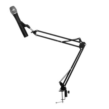 Auna Pro ST-1.2, ramię do mikrofonu, mechanizm zaciskowy, 1,5 kg, 35 x 35 cm, kolor czarny