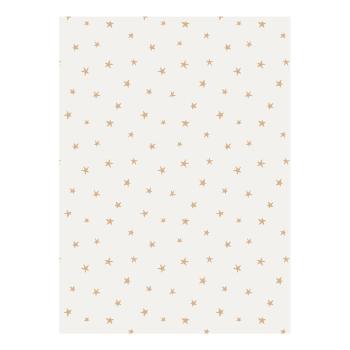 5 arkuszy białego papieru do pakowania prezentów eleanor stuart Stars, 50x70 cm