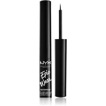 NYX Professional Makeup Epic Wear Liquid Liner eyelinery w płynie z matowym finiszem odcień 01 Black 3.5 ml