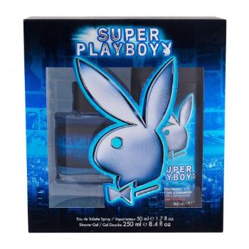 Playboy Super Playboy For Him zestaw Edt 50 ml + Żel pod prysznic 250 ml dla mężczyzn Uszkodzone pudełko