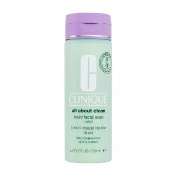 Clinique All About Clean Liquid Facial Soap Mild 200 ml mydło do twarzy dla kobiet
