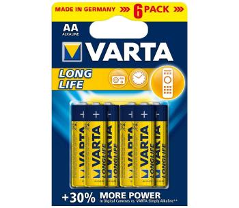 Varta 4106 - 6 szt. Baterie alkaliczne LONGLIFE EXTRA AA 1,5V