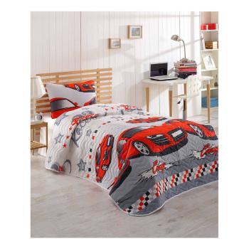 Zestaw narzuty na łóżko i poszewki na poduszkę z domieszką bawełny Eponj Home Red, 160x220 cm