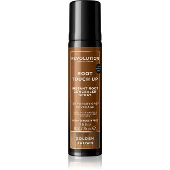 Revolution Haircare Root Touch Up błyskawiczny retusz włosów w sprayu odcień Golden Brown 75 ml