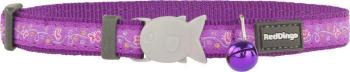Obroża RD  cat BUTTERFLY purple - 1,2/20-32cm
