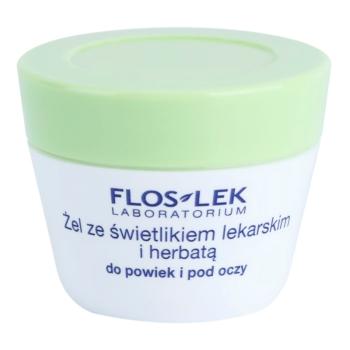 FlosLek Laboratorium Eye Care żel do okolic oczu ze świetlikiem i zieloną herbatą 10 g
